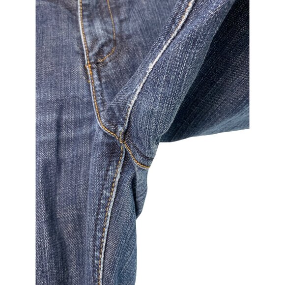 Tory Burch Womens Bootcut Jeans Size 28 Blue Classic GUC 7537 Stretch Mid Rise - Picture 7 of 11